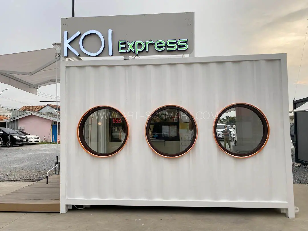 เพ้นทผนัง KOI Thé ราชพฤกษ์