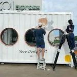 เพ้นทผนัง KOI Thé ราชพฤกษ์